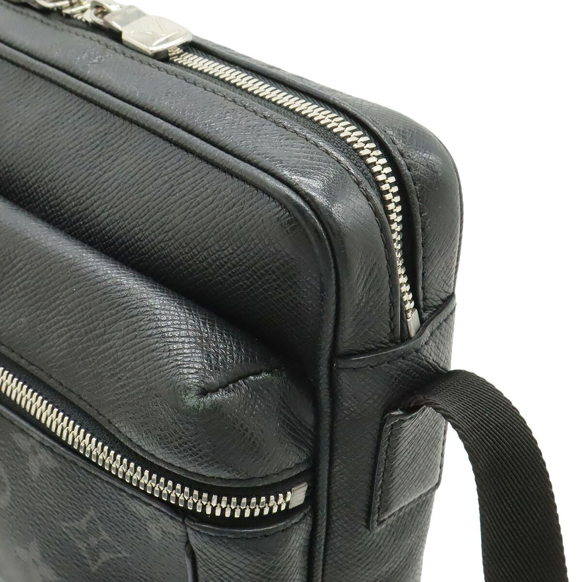 Louis Vuitton Outdoor Messenger PM Monogram Eclipse Taiga Shoulder Bag