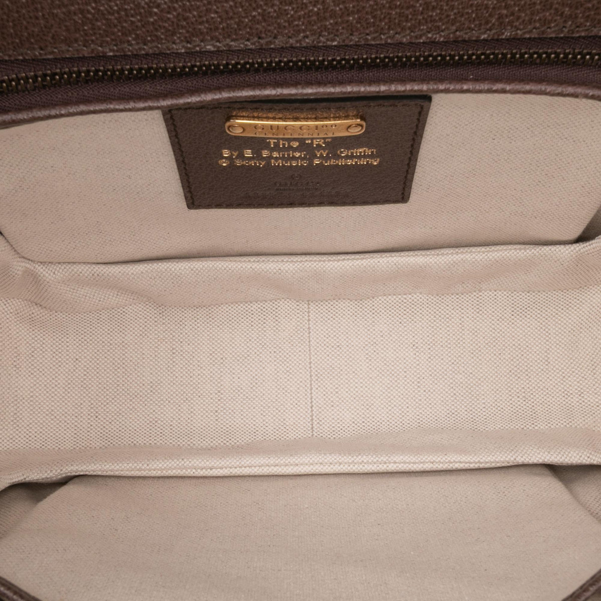 Gucci 100th Anniversary Medium Canvas 1947 Bamboo Top Handle Bag