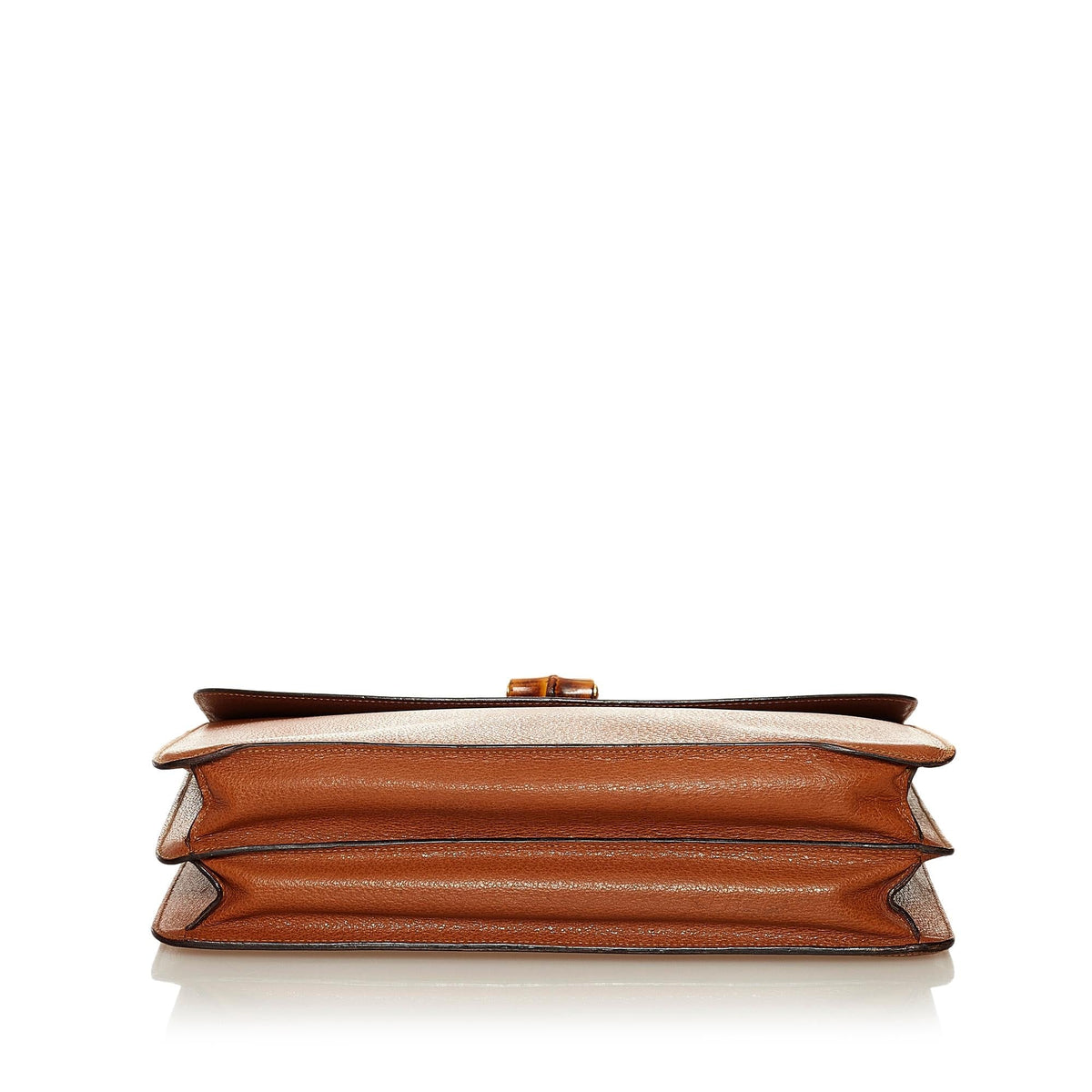 Gucci Bamboo Leather Business Bag (SHG-35046)