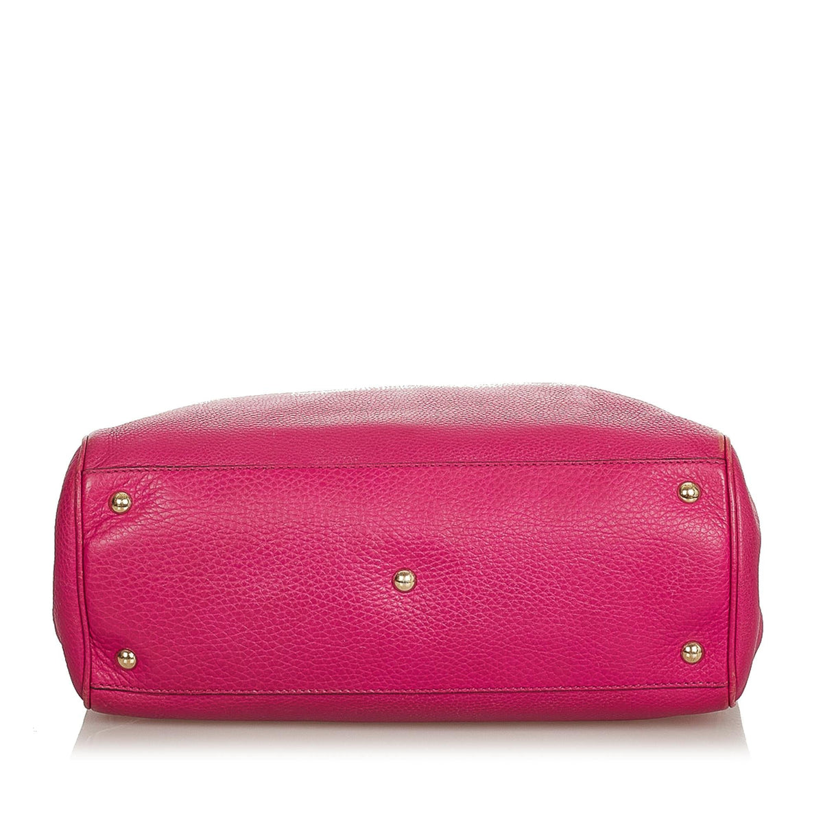 Gucci Bamboo Shopper Leather Satchel (SHG-25434)