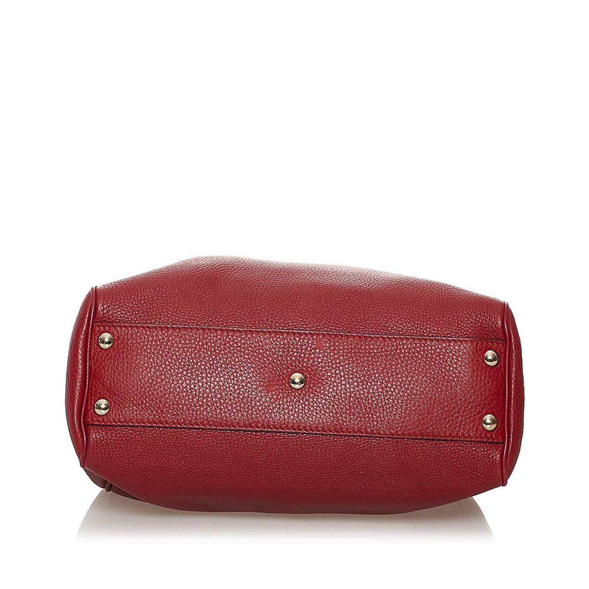 Gucci Bamboo Shopper Leather Satchel (SHG-37607)
