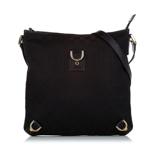 Gucci GG Canvas Abbey D-Ring Crossbody Bag (SHG-28063)