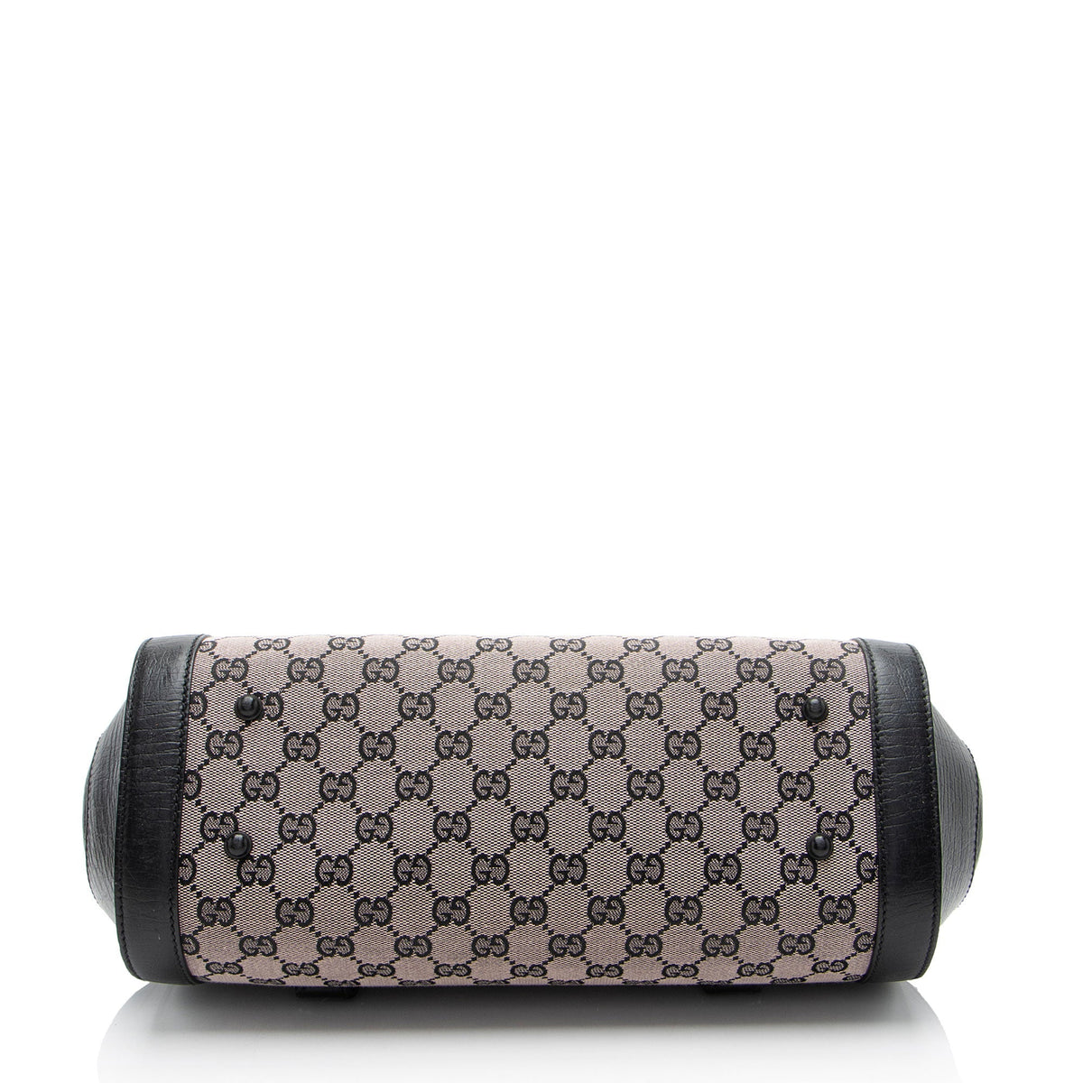 Gucci GG Canvas Bamboo Bullet Medium Satchel