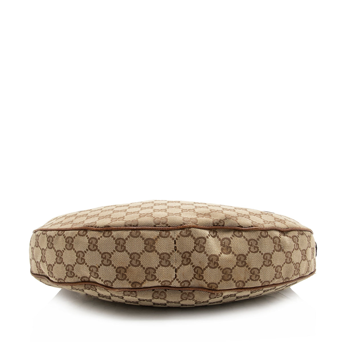 Gucci GG Canvas Bamboo Half Moon Medium Hobo (SHF-23738)