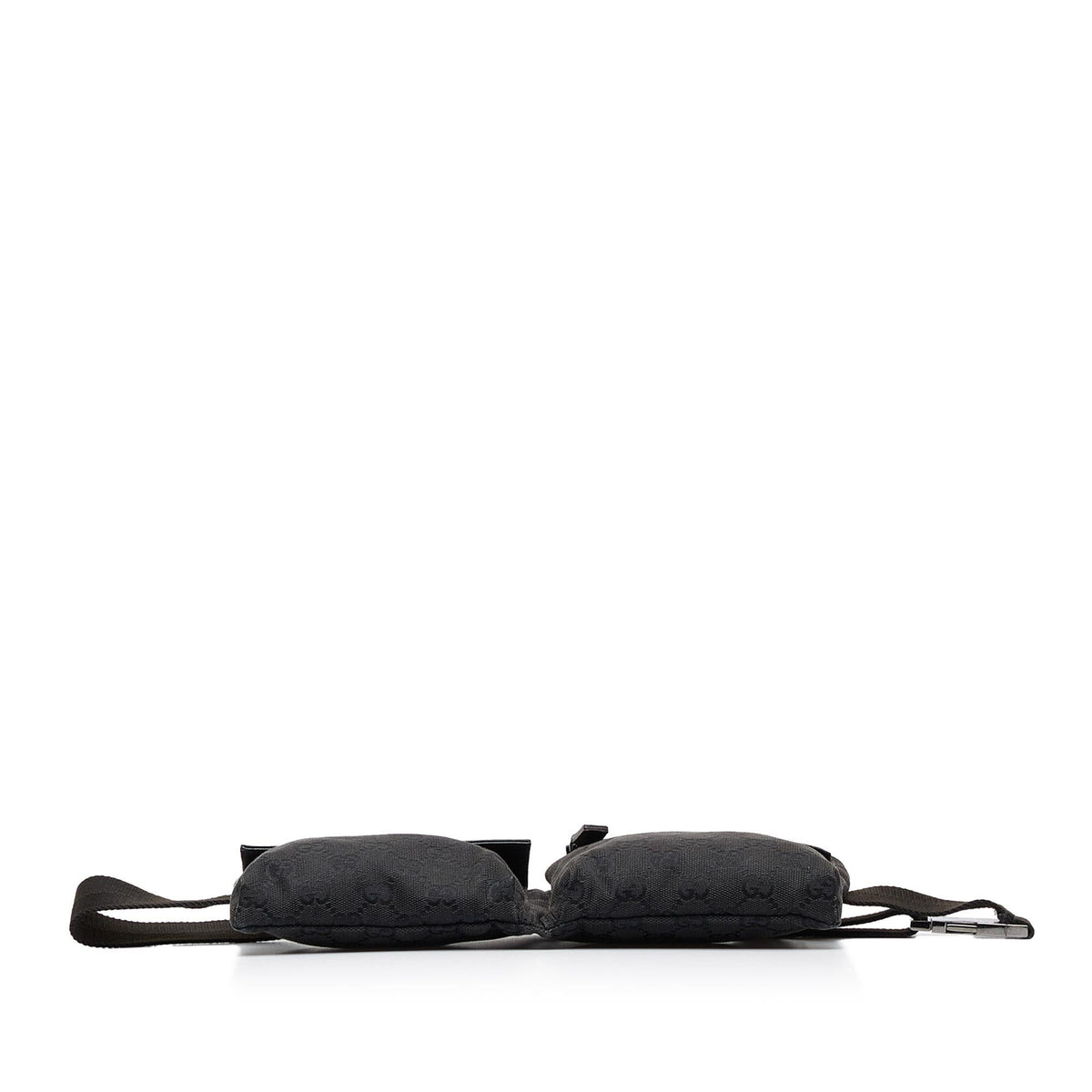 Gucci GG Canvas Double Pocket Belt Bag (SHG-WS8NBX)