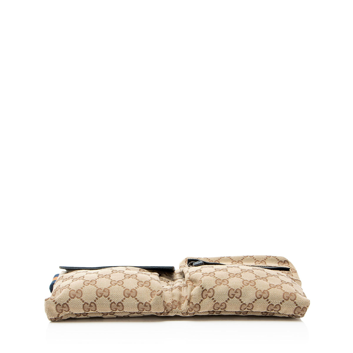 Gucci GG Canvas Double Pocket Belt Bag