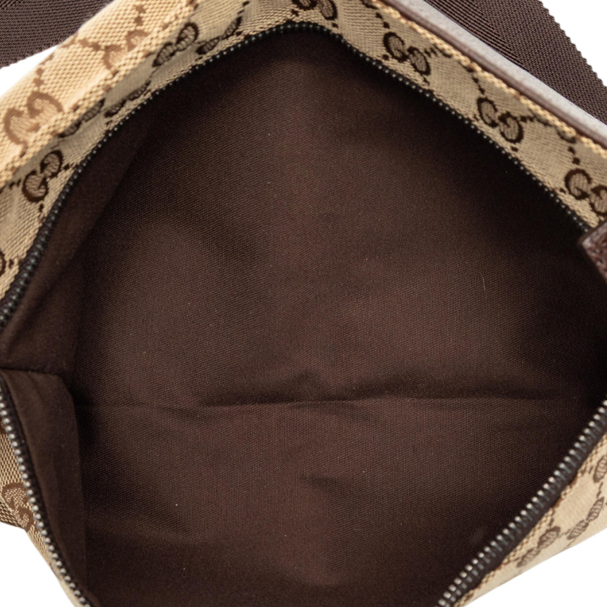 Gucci GG Canvas Double Pocket Belt Bag