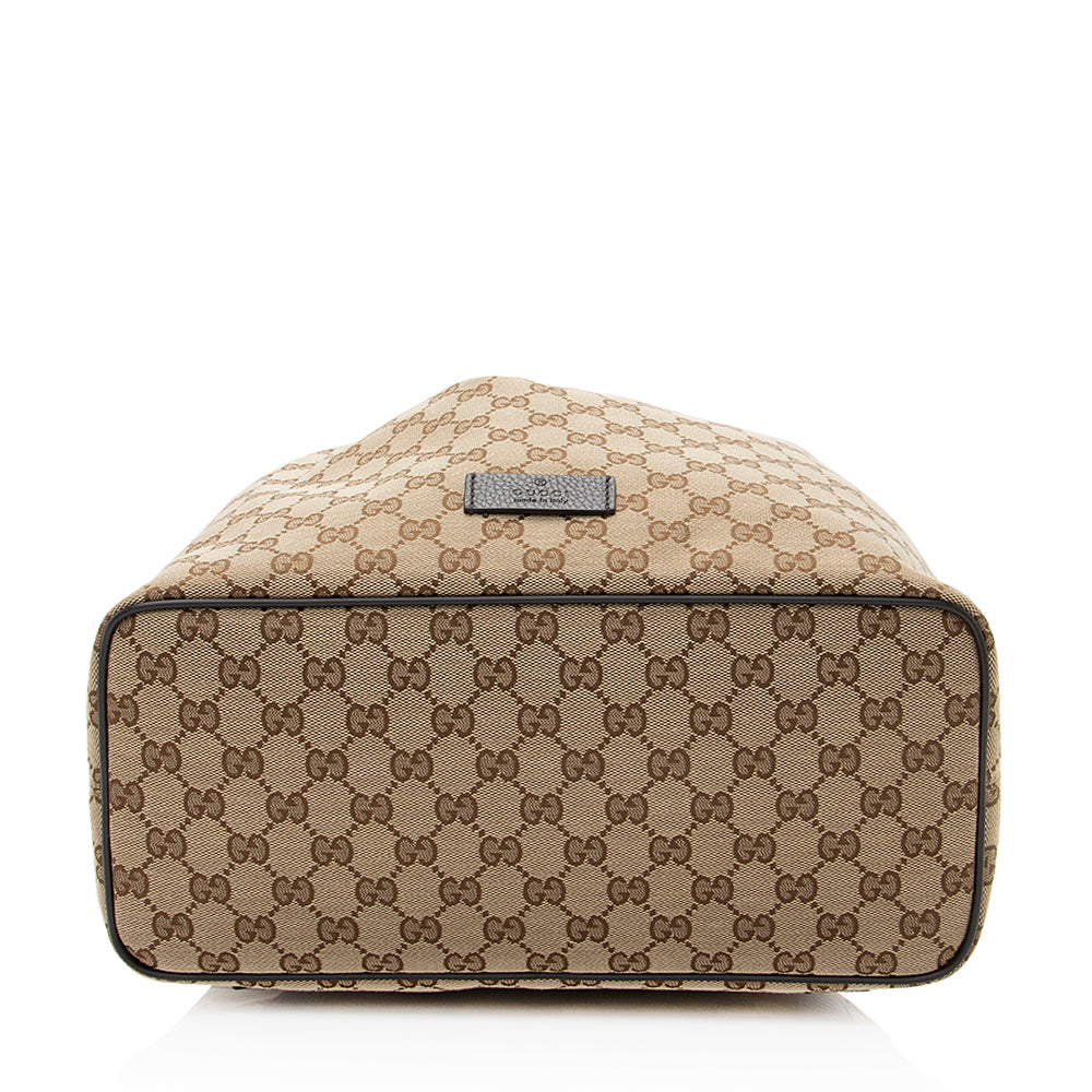 Gucci GG Canvas Drawstring Backpack (SHF-20125)