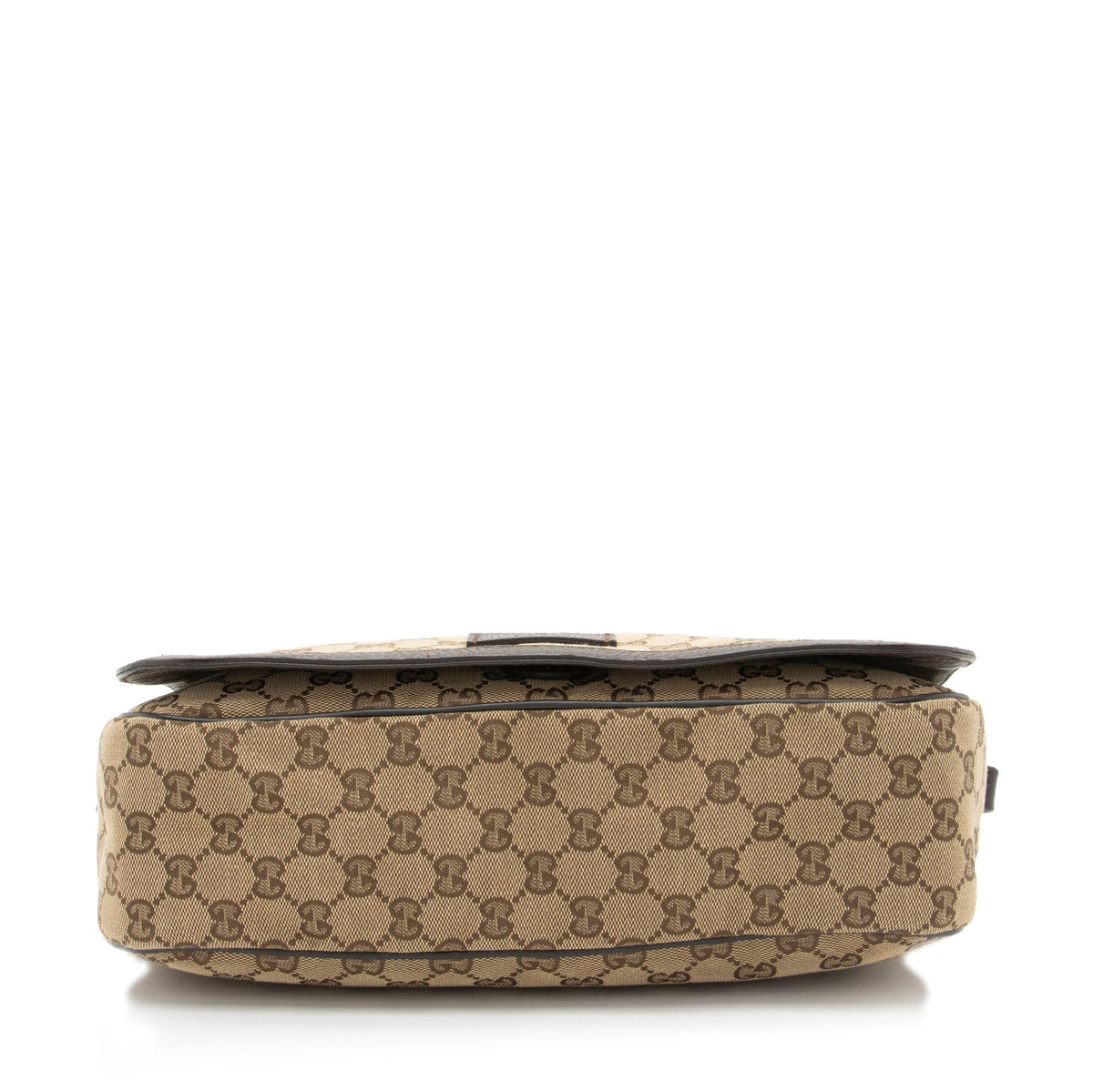 Gucci GG Canvas Flap Messenger (SHF-jreKOd)