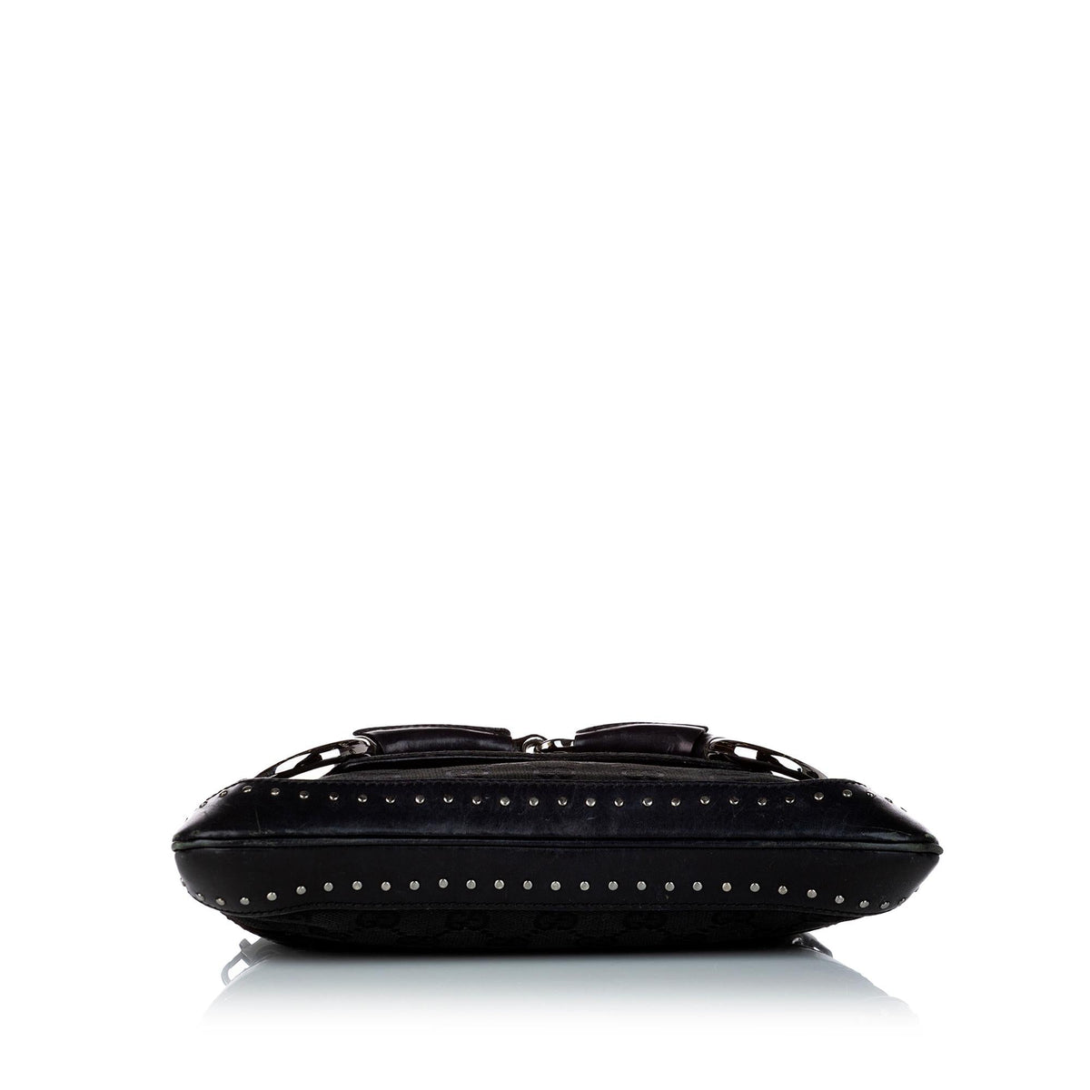 Gucci GG Canvas Horsebit Chain Baguette (SHG-uZLe9a)