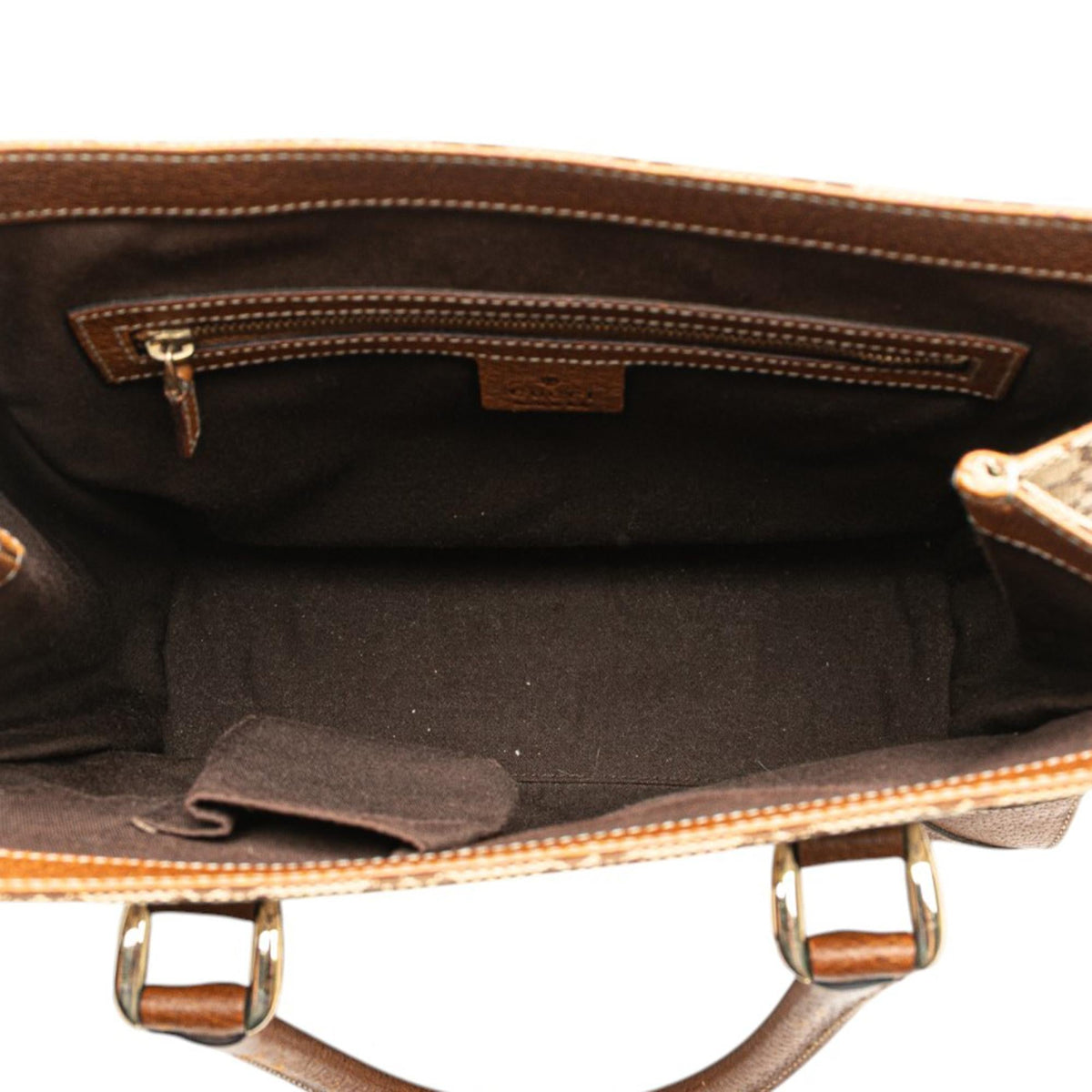Gucci GG Canvas Nailhead Handbag