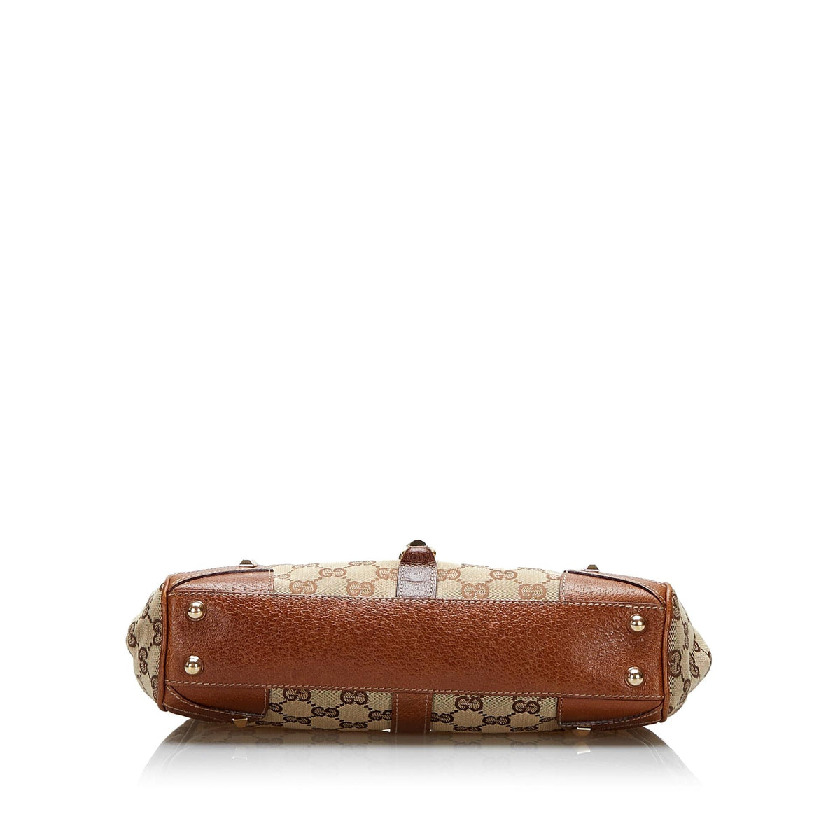 Gucci GG Canvas Nailhead Jackie Bardot (SHG-6ihMuF)
