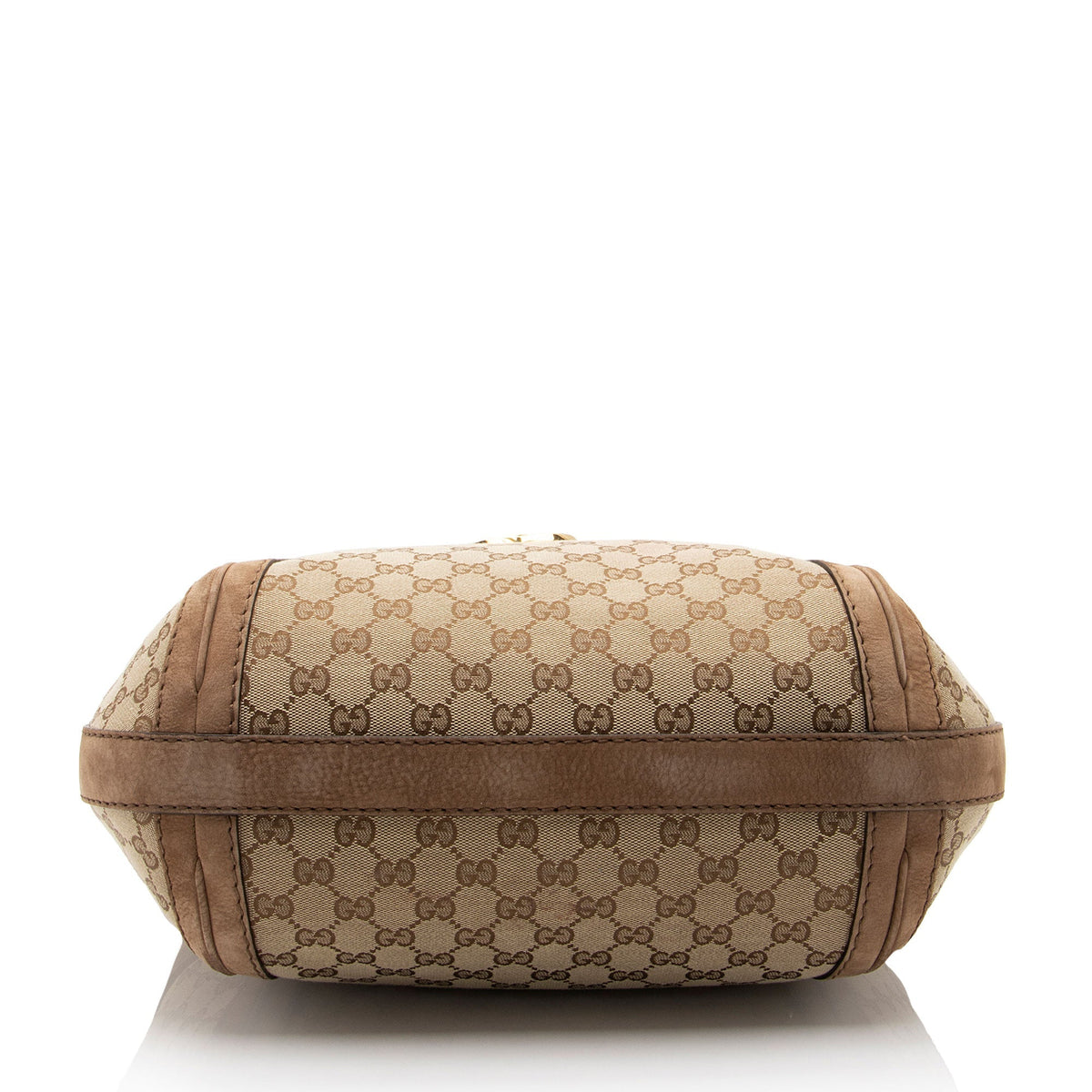 Gucci GG Canvas Suede Running Medium Hobo (SHF-FV9sin)