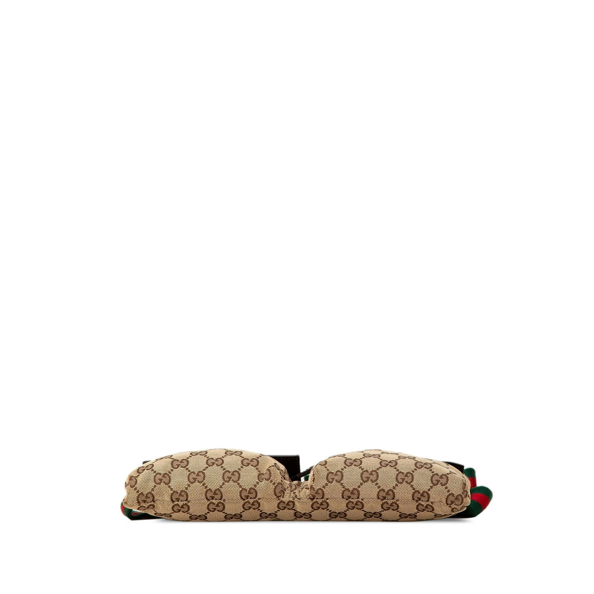 Gucci GG Canvas Web Double Pocket Belt Bag (SHG-pPMGTd)
