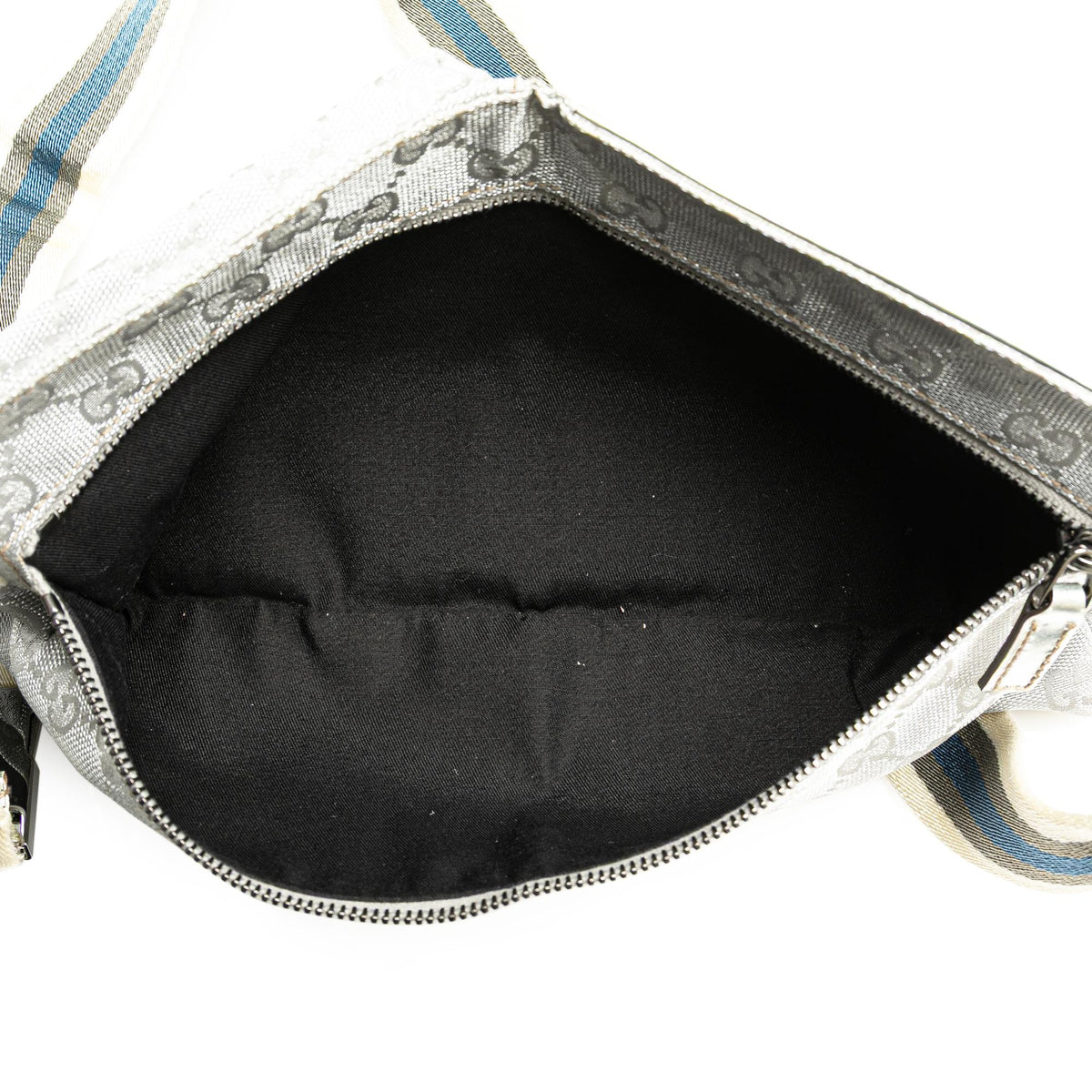 Gucci GG Canvas Web Double Pocket Belt Bag