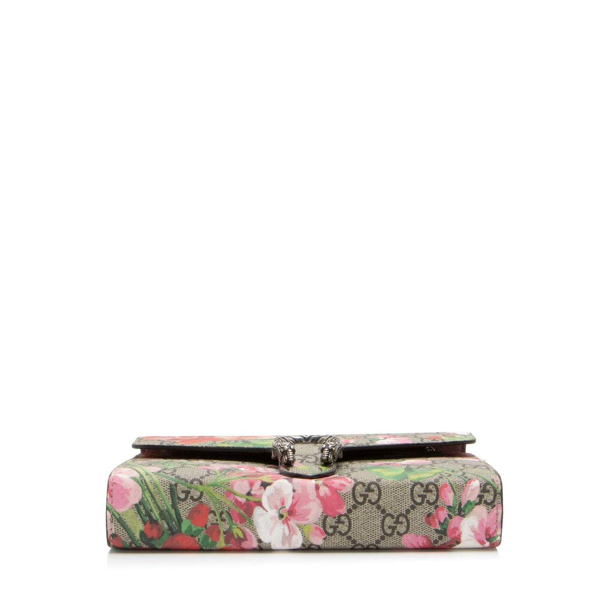 Gucci GG Supreme Blooms Dionysus Chain Wallet (SHF-XkUODC)