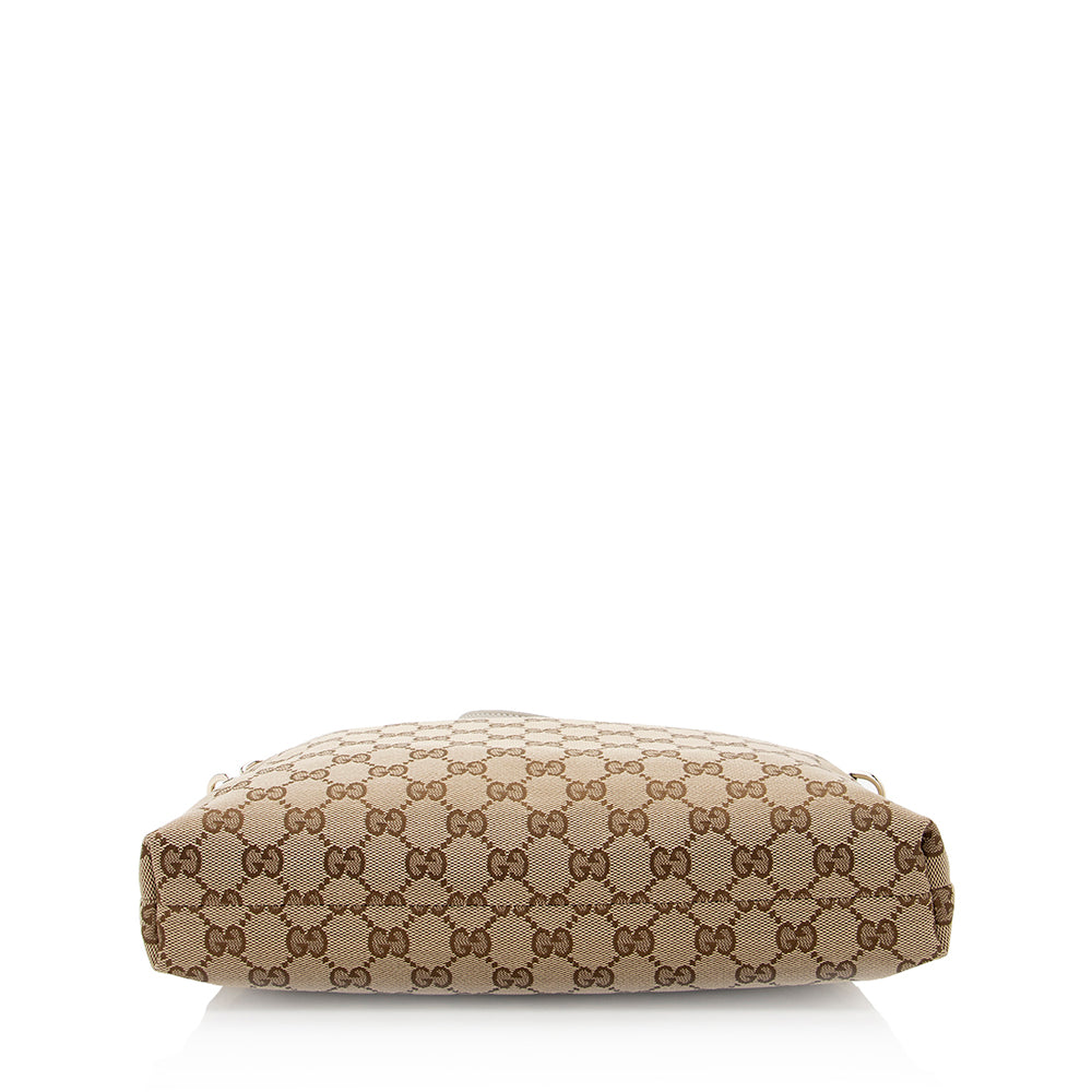 Gucci GG Supreme Classic Flat Medium Messenger Bag (SHF-19983)