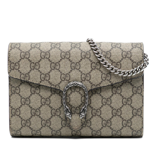 Gucci GG Supreme Dionysus Chain Wallet
