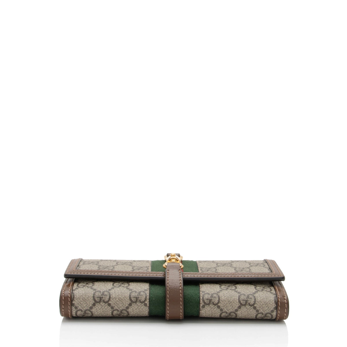 Gucci GG Supreme Jackie 1961 Chain Wallet (SHF-X2fzmk)