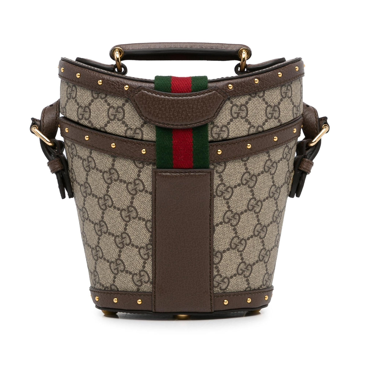Gucci GG Supreme Mini Hat Case Satchel (SHG-3ngRUE)