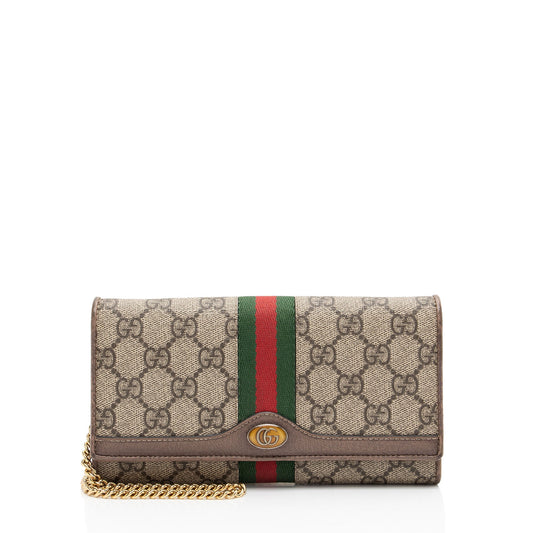 Gucci GG Supreme Ophidia Chain Wallet (SHF-zdYmWw)