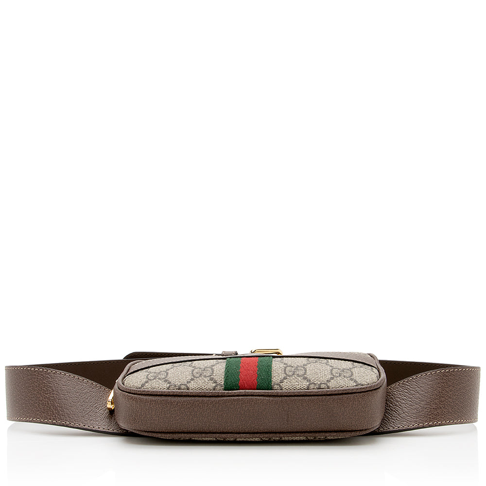 Gucci GG Supreme Ophidia Phone Case Belt Bag - Size 34 / 85 (SHF-19922)