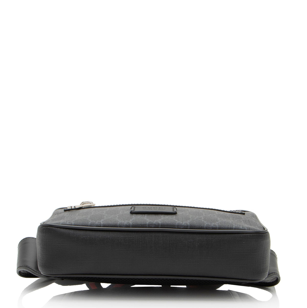 Gucci GG Supreme Web Zip Belt Bag (SHF-52MZPp)