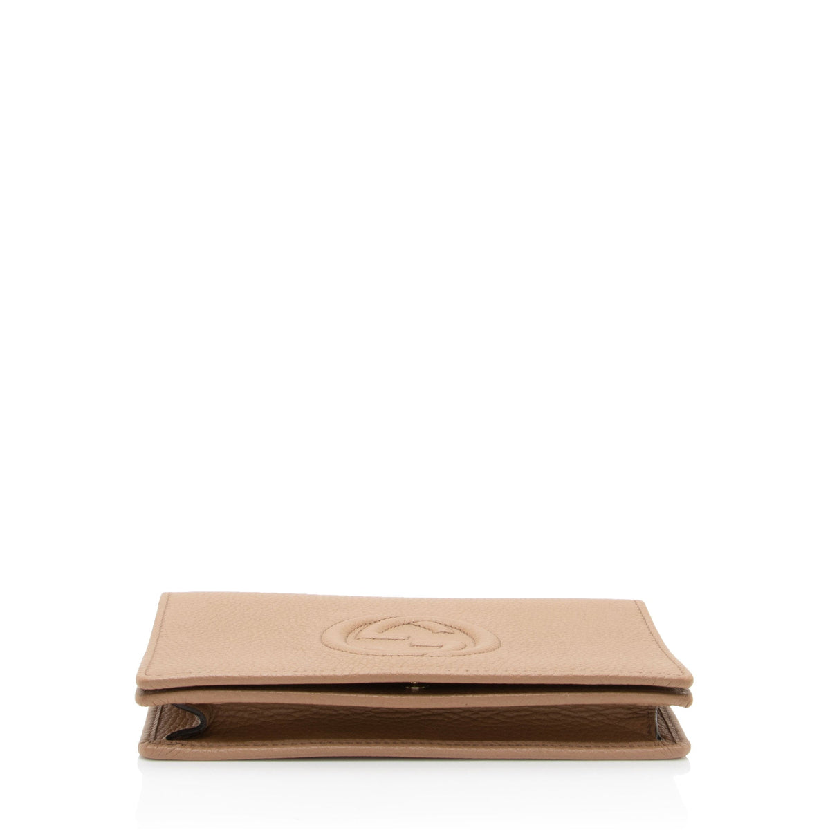 Gucci Grained Leather Soho Wallet on Chain Bag (SHF-I42ZOK)