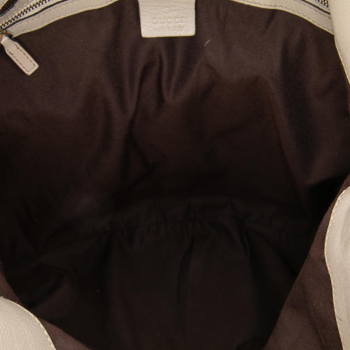 Gucci Large GG Canvas Bamboo Indy Hobo