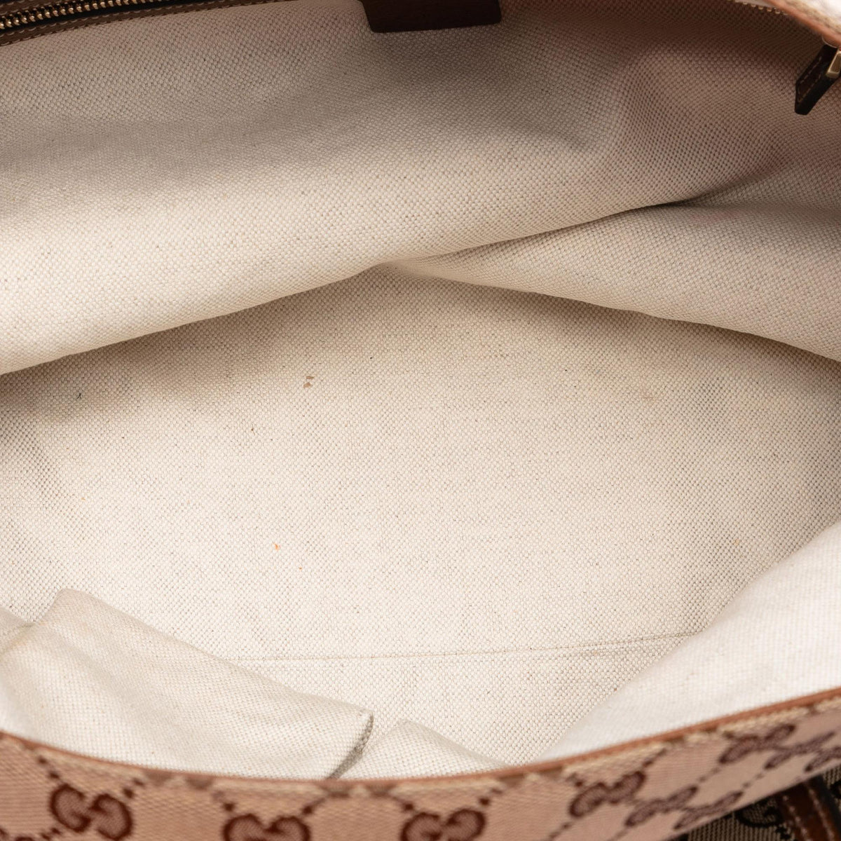 Gucci Large GG Canvas Bree Fold Over Tote