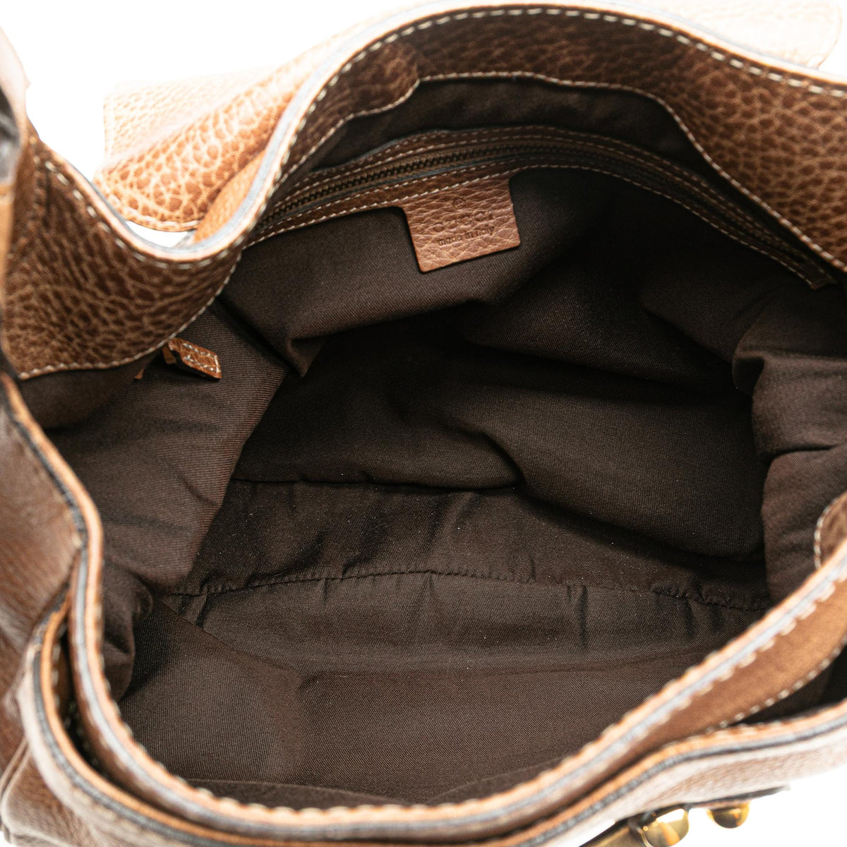 Gucci Large Leather New Pelham Satchel