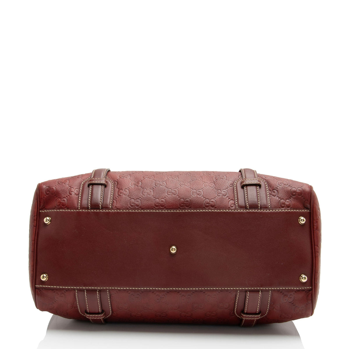 Gucci Guccissima Leather 85th Anniversary Horsebit Boston Bag (SHF-6tFCDk)