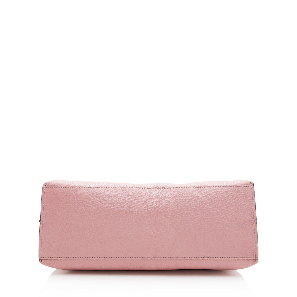 Gucci Leather Bamboo Daily Small Satchel (SHF-19102)