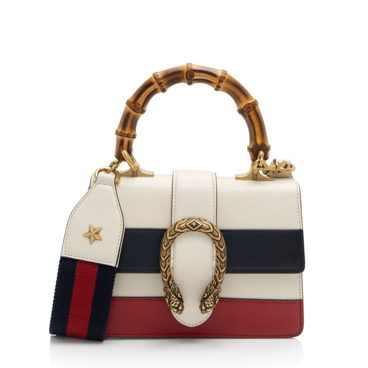 Gucci Leather Bamboo Dionysus Mini Top Handle