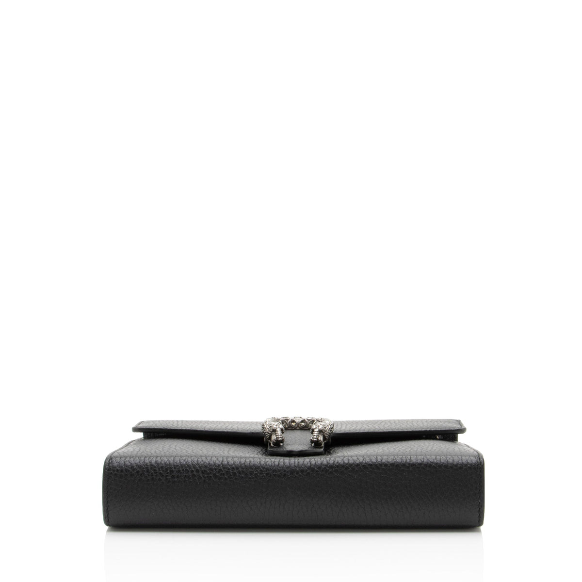 Gucci Leather Crystal Dionysus Chain Wallet