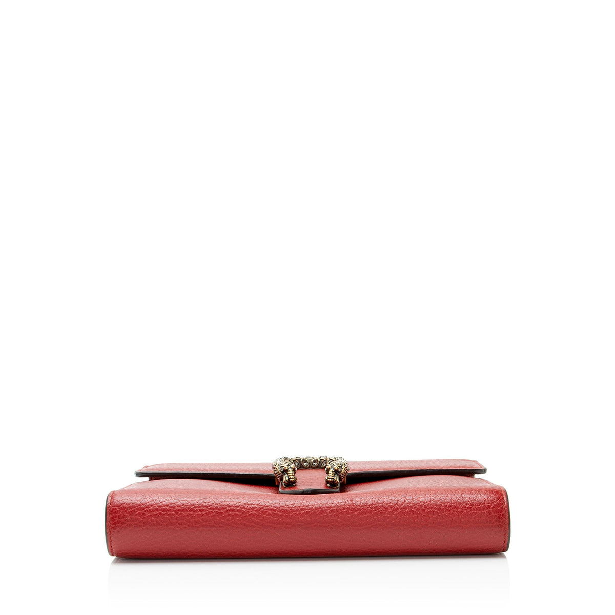 Gucci Leather Crystal Dionysus Chain Wallet