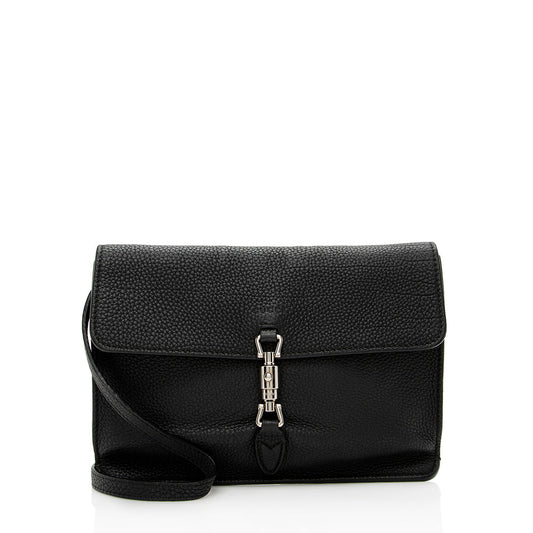 Gucci Leather Jackie Soft Convertible Mini Bag (SHF-16129)
