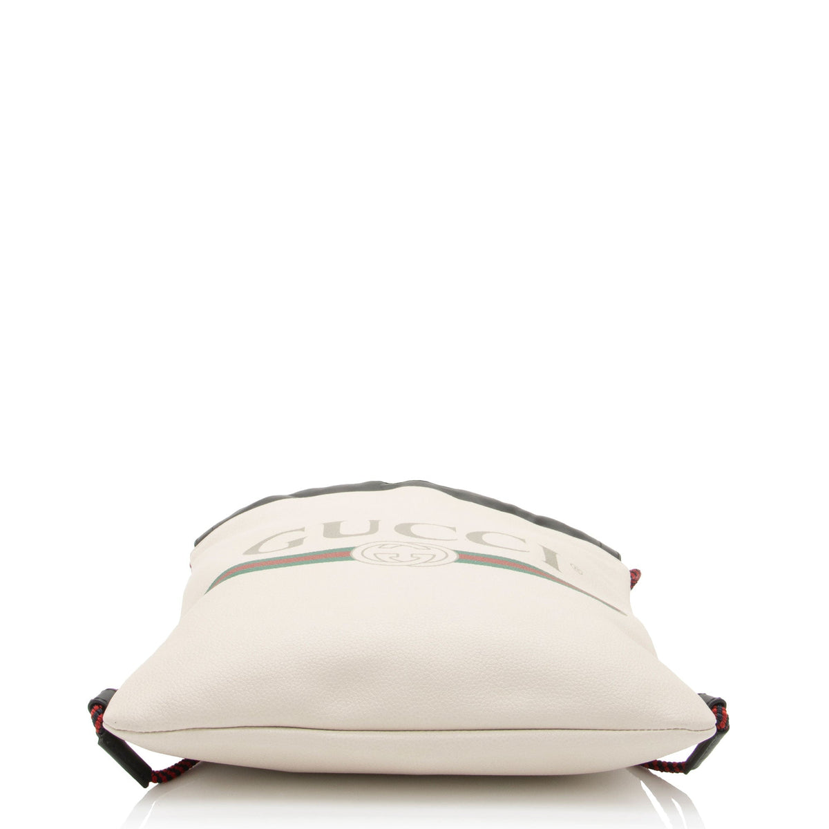 Gucci Leather Logo Drawstring Backpack (SHF-l0fZZC)