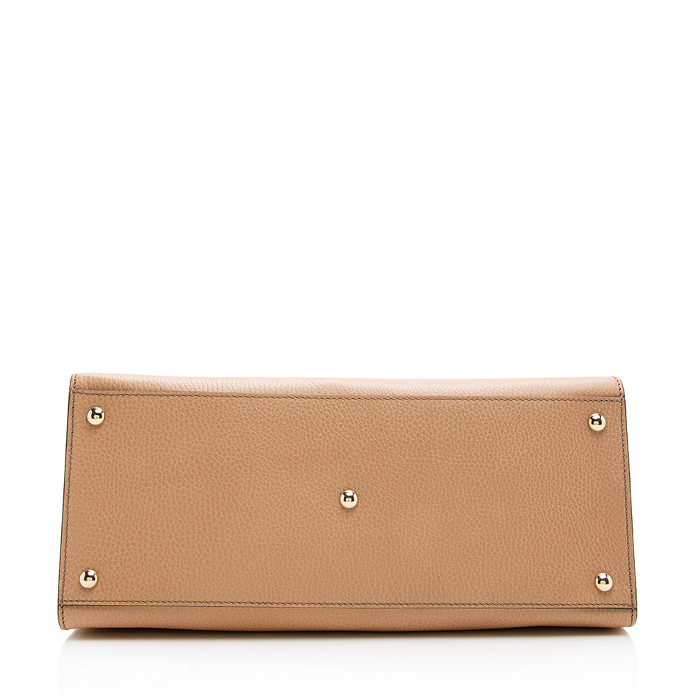 Gucci Leather Soho Medium Top Handle Satchel (SHF-19429)