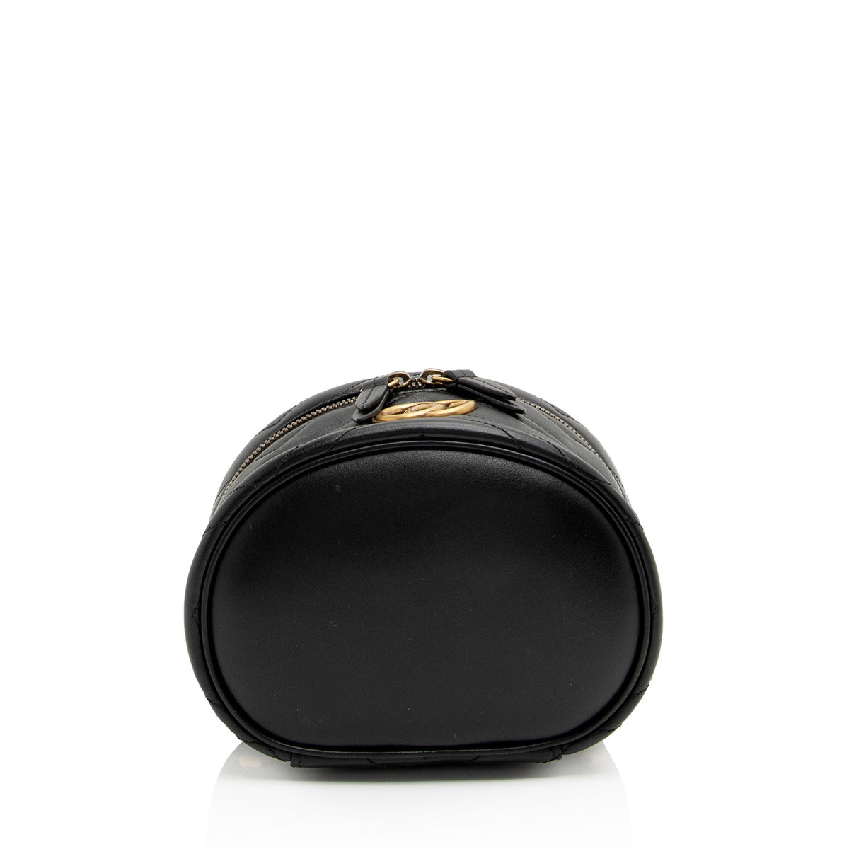 Gucci Matelasse Leather GG Marmont Round Mini Backpack (SHF-nSn7Zg)