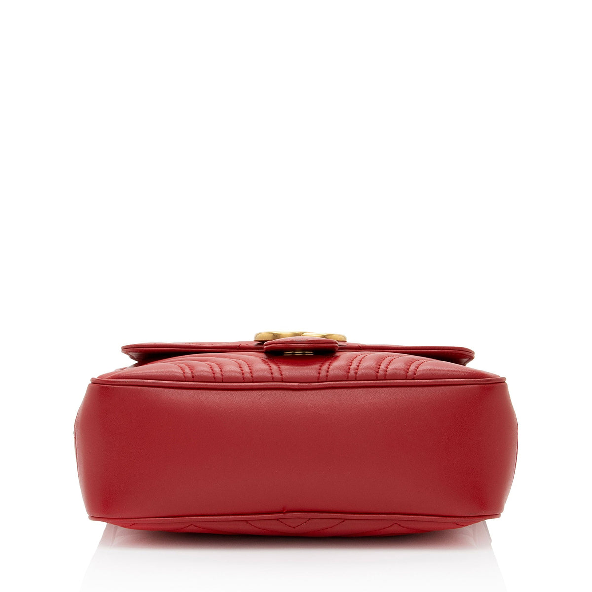 Gucci Matelasse Leather GG Marmont Zip Around Top Handle