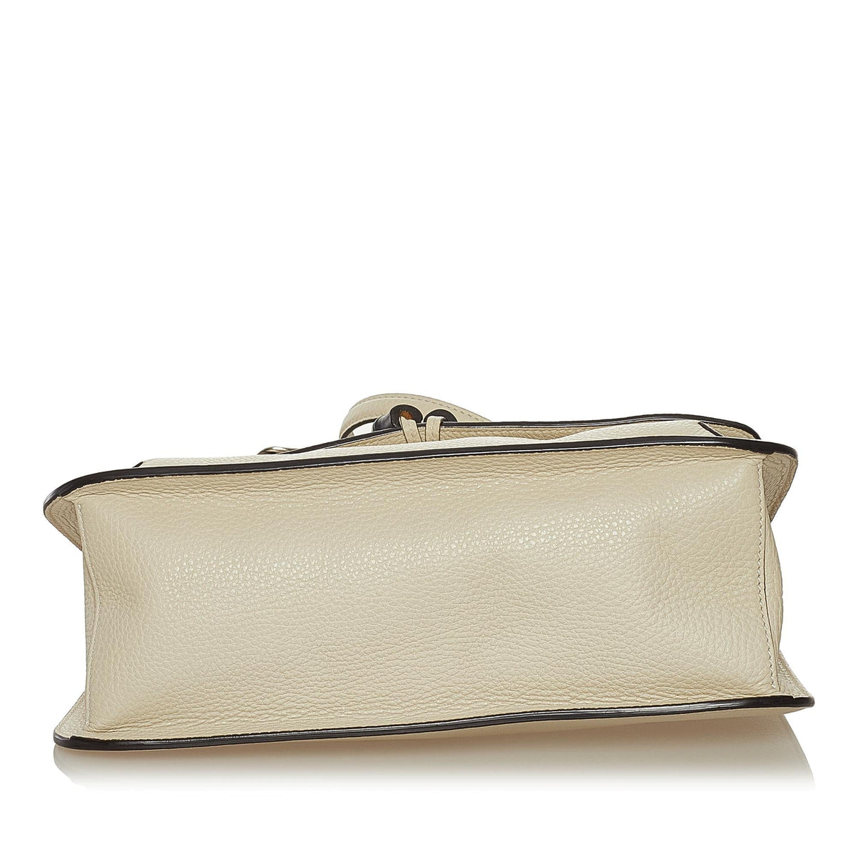 Gucci Medium Bamboo Daily Flap Leather Crossbody Bag (SHG-34409)