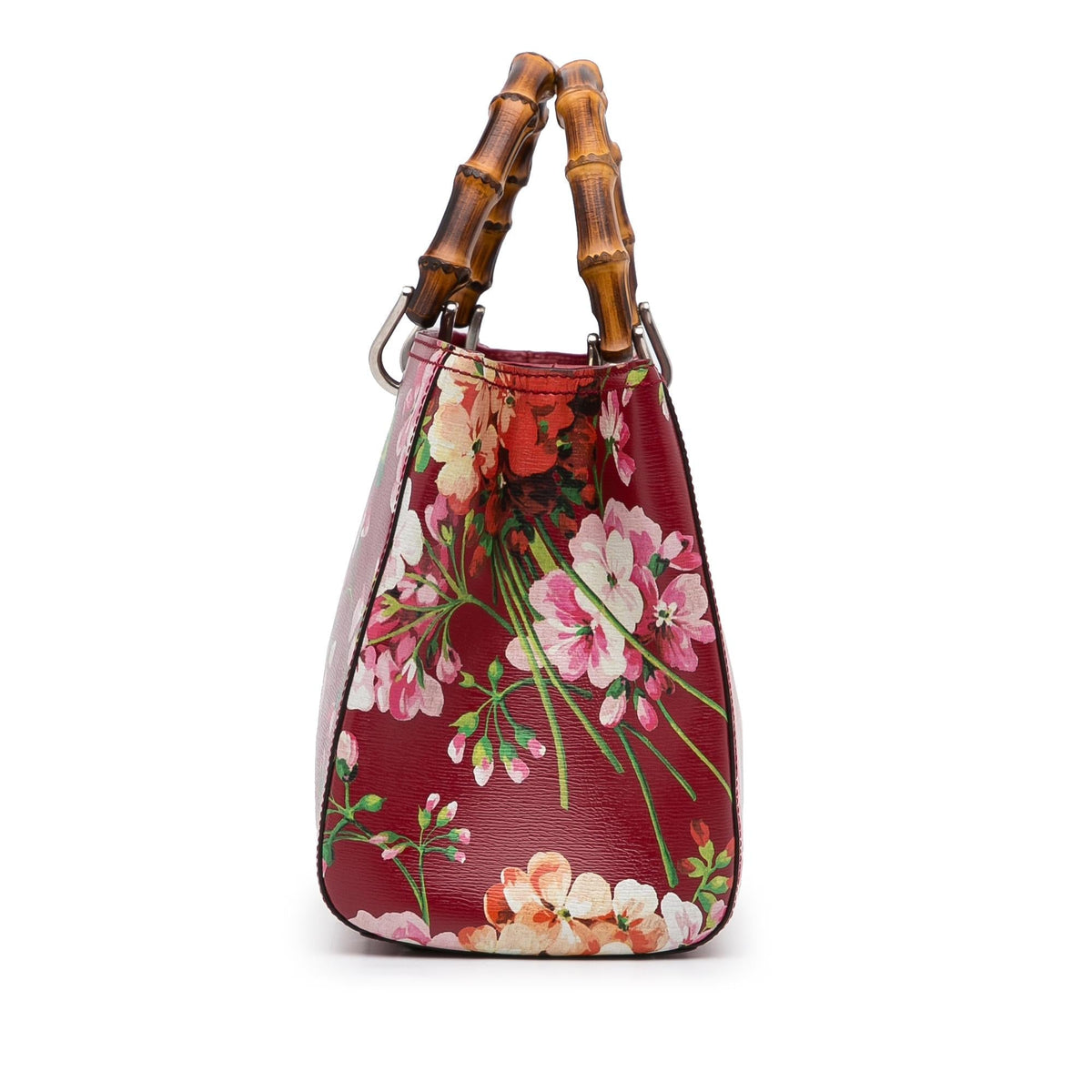 Gucci Medium Blooms Bamboo Shopper (SHG-iYBrtB)