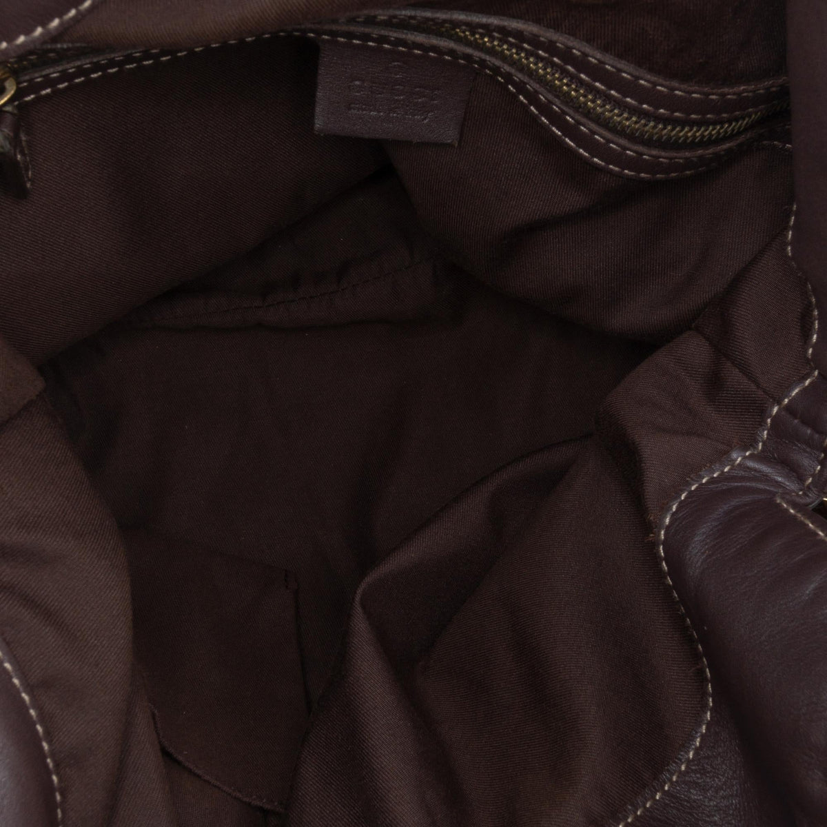 Gucci Medium GG Canvas Bamboo Indy Hobo