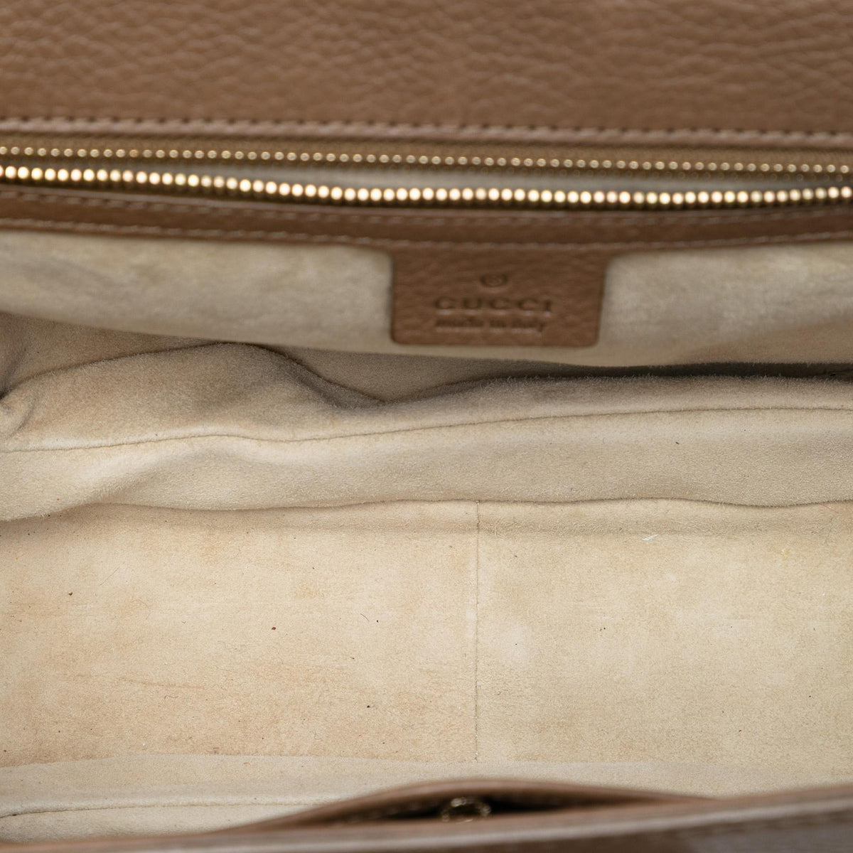 Gucci Medium Leather New Bamboo Satchel