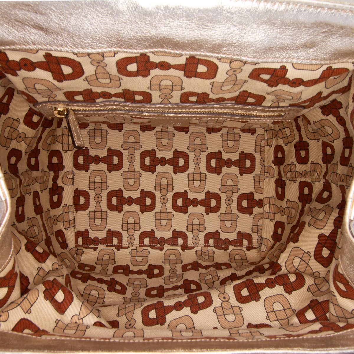 Gucci Metallic Guccissima Web Treasure Handbag