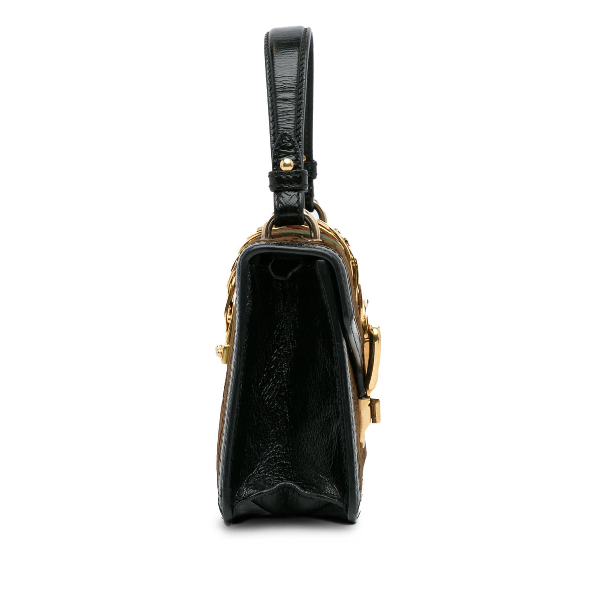 Gucci Mini GG Velvet Sylvie Satchel (SHG-f0os8k)