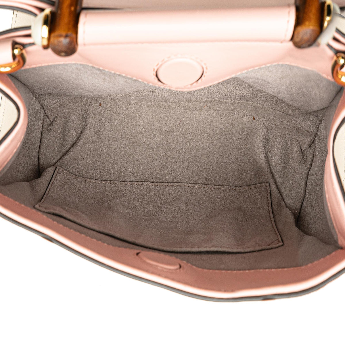 Gucci Mini Leather Bamboo Nymphaea (SHG-AshhUs)