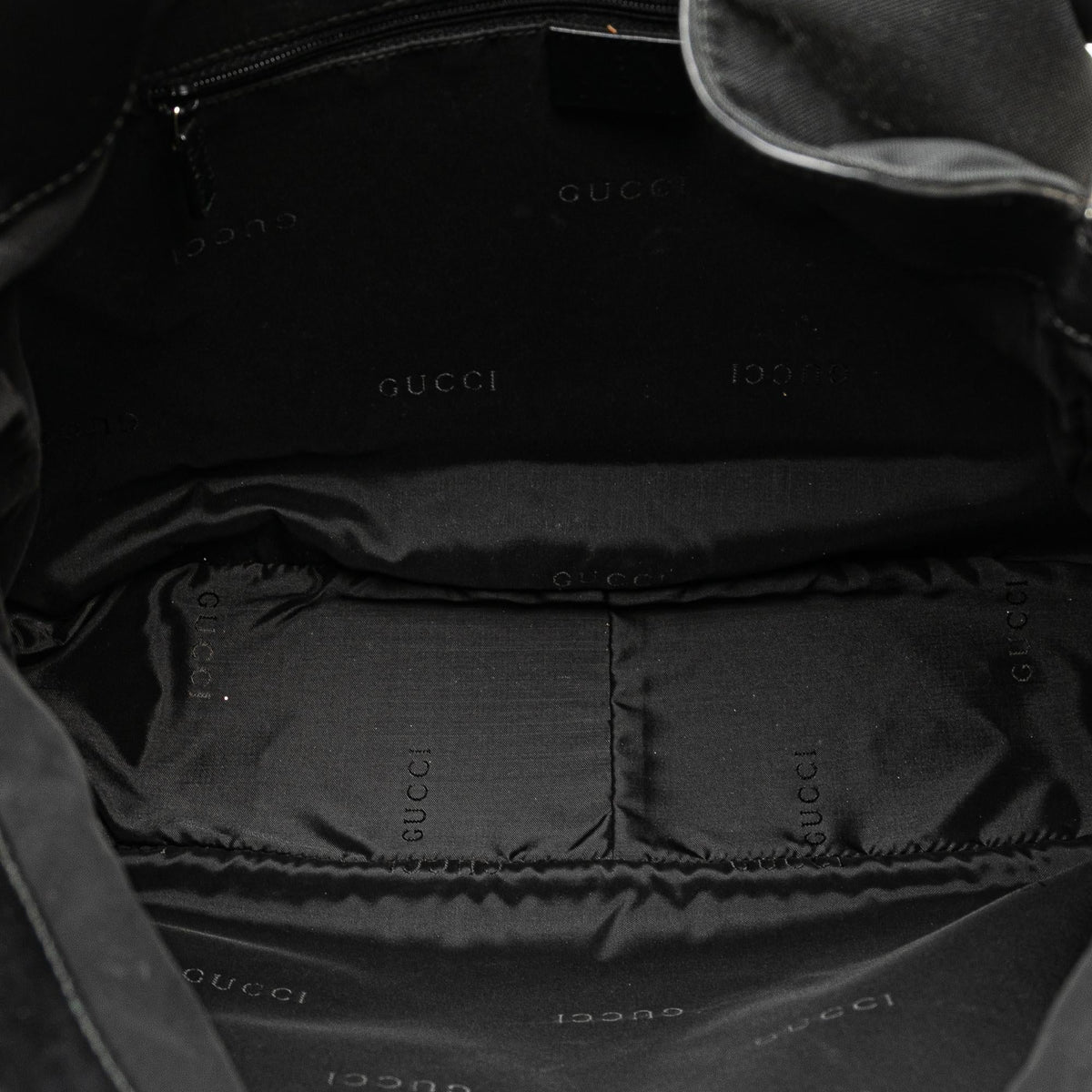 Gucci Nylon Bamboo Satchel (SHG-T1iWzs)