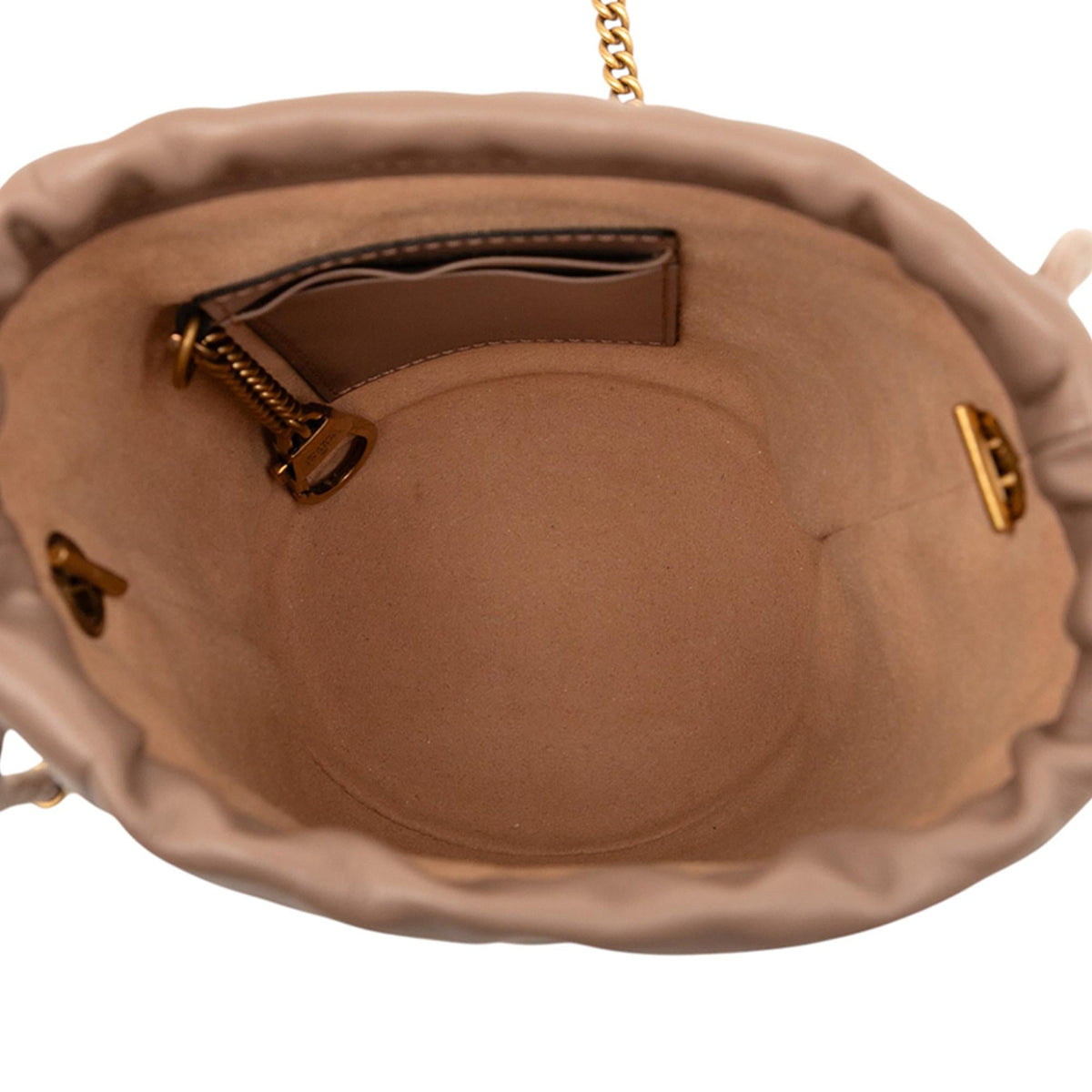 Gucci Small GG Marmont Leather Matelasse Bucket Bag